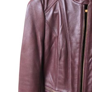 Michael Kors Never Worn Leather Moto Jacket